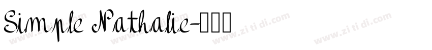 Simple Nathalie字体转换